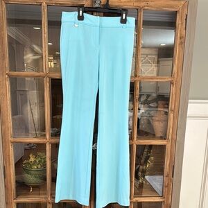 New York & Company Size 0 Aqua Blue Women's Flare Dress Pants